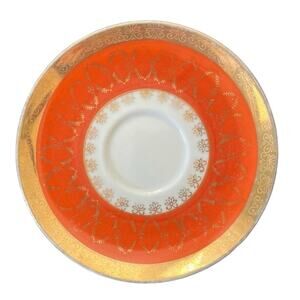 Vintage Royal Crown Japan numbered saucer hand painted 4.5"